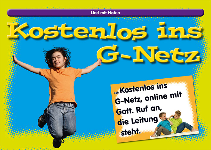 5050 Kostenlos in G-Netz - Liedplakat