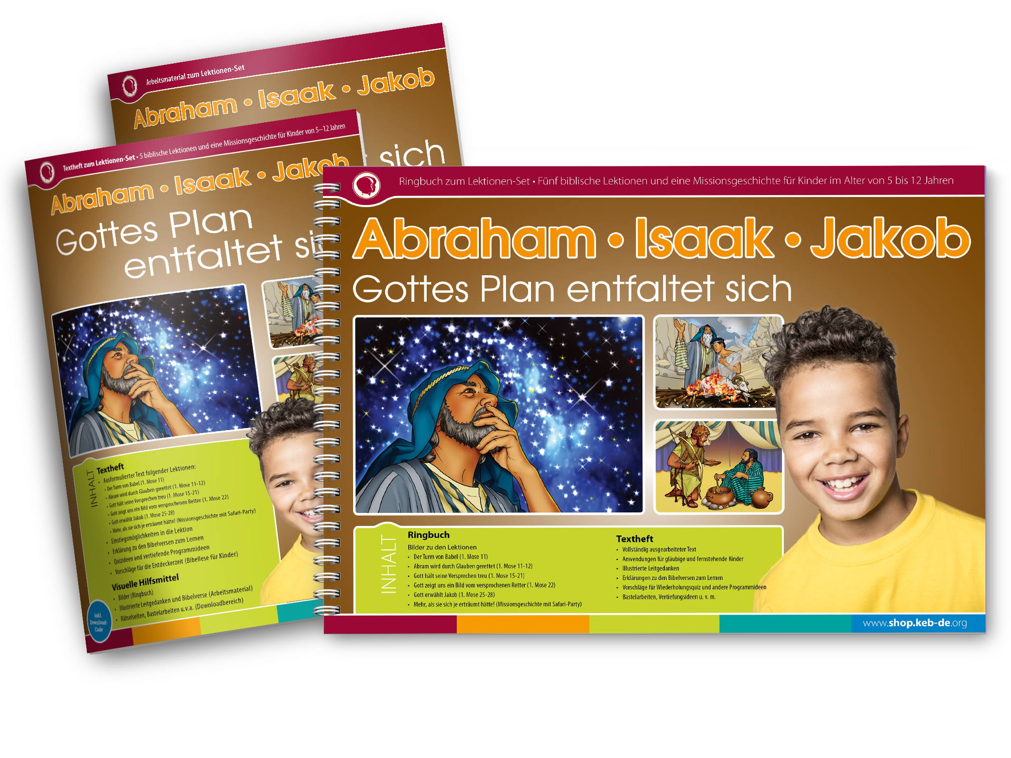 1025_TH_VH_RB Abraham - Isaak - Jakob (Lektionen-Set) - Gottes Plan entfaltet sich (Printversion)