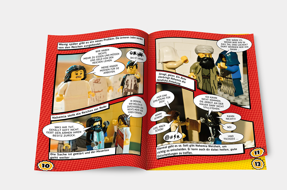 Helden der Bibel – Nehemia Eine Bibel-Comic-Geschichte mit LEGO® für Kinder