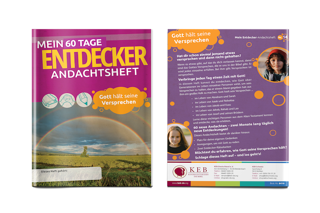 Gott hält seine Versprechen - Mein 60 Tage Entdecker Andachtsheft  (Heft 14)
