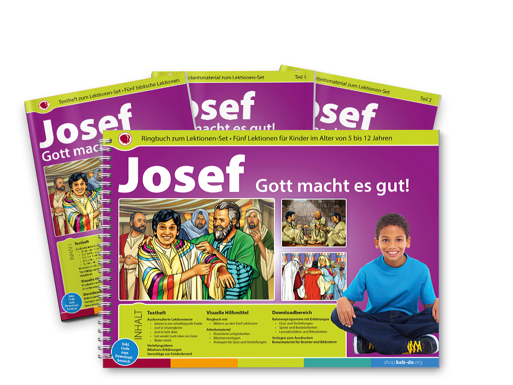 Josef Lektionen Set mit Ringbuch, Textheft und Arbeitsmaterial