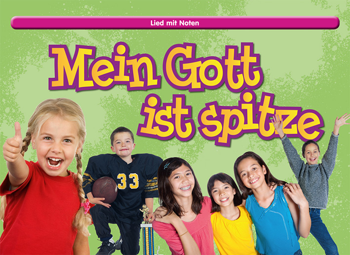 5060 Mein Gott ist spitze - Liedplakat