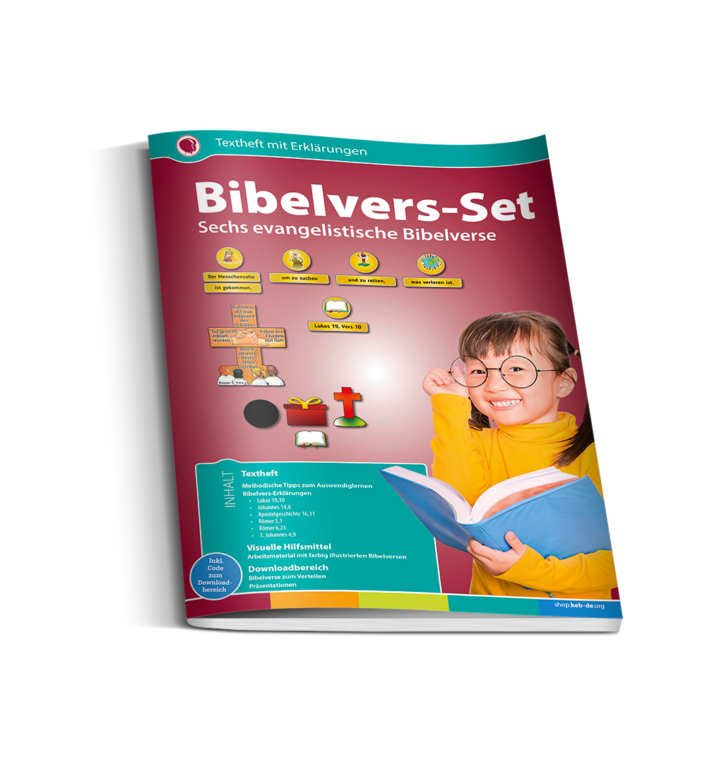 6001 Bibelvers-Set - Sechs evangelistische Bibelverse