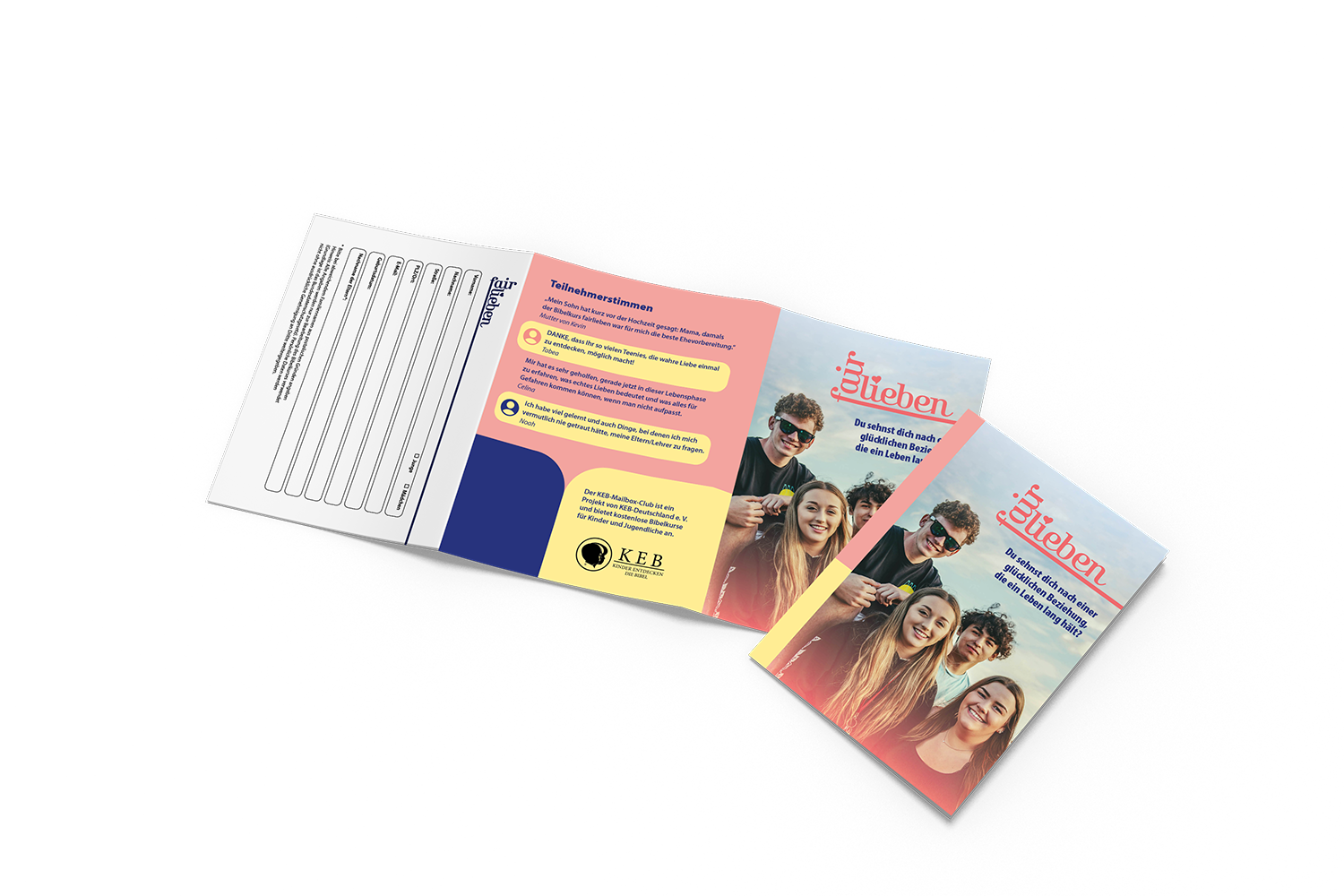 fairlieben - Anmeldeflyer