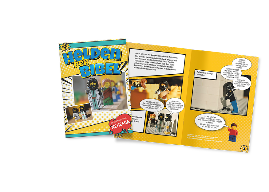 Helden der Bibel – Nehemia Eine Bibel-Comic-Geschichte mit LEGO® für Kinder