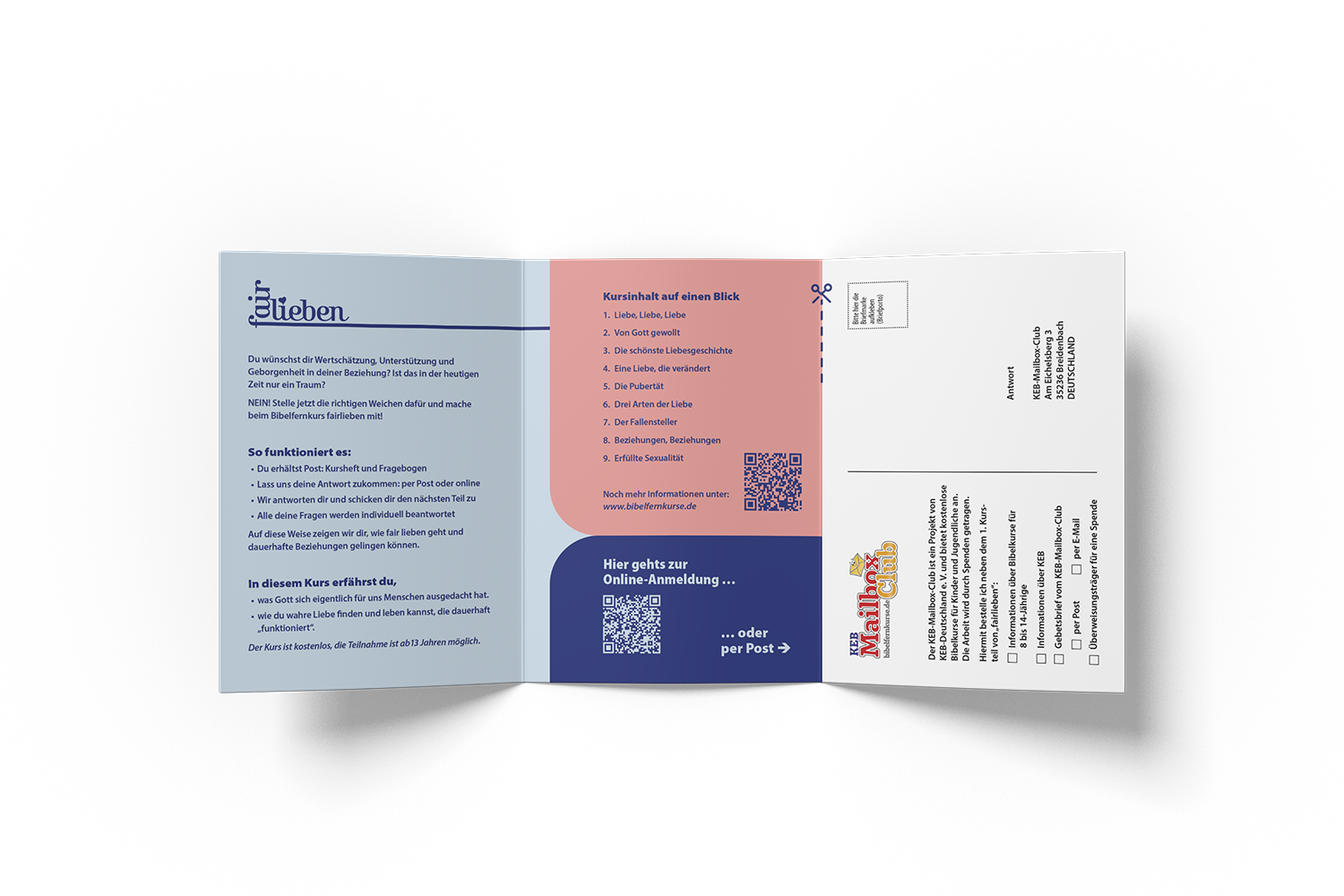 fairlieben - Anmeldeflyer