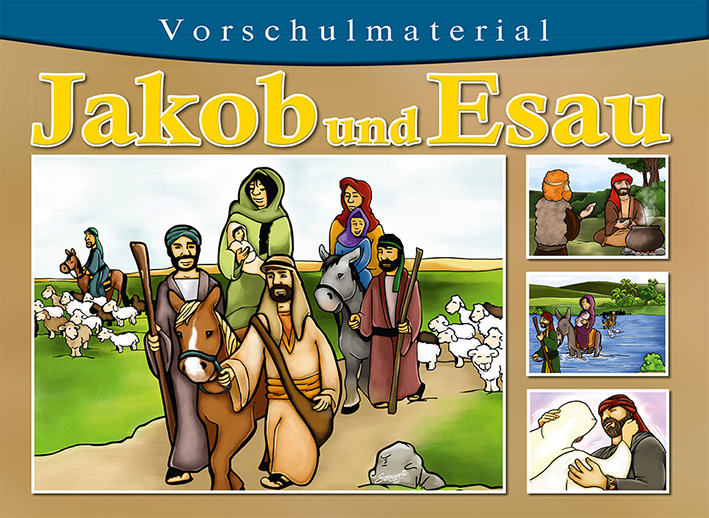 7620 Jakob und Esau - Material für Vorschulkinder