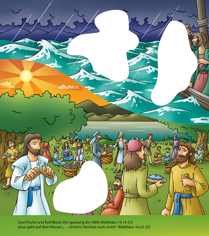 Jesus von Nazareth - Ein Bilder und Stickerbuch