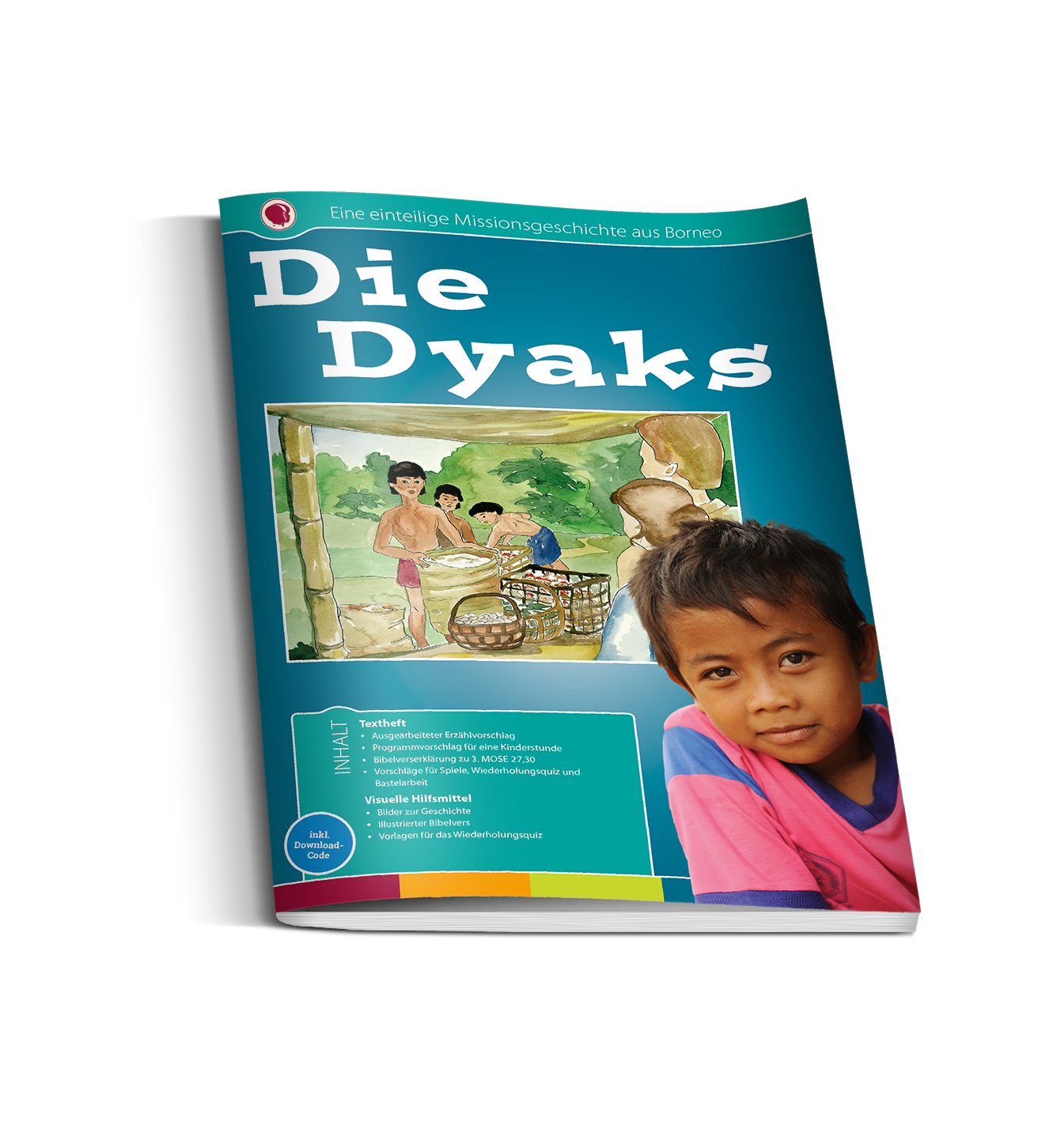 3190 Die Dyaks - Eine einteilige Missionsgeschichte aus Borneo